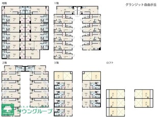 ＦＬＵＦＦＹ自由が丘の物件間取画像